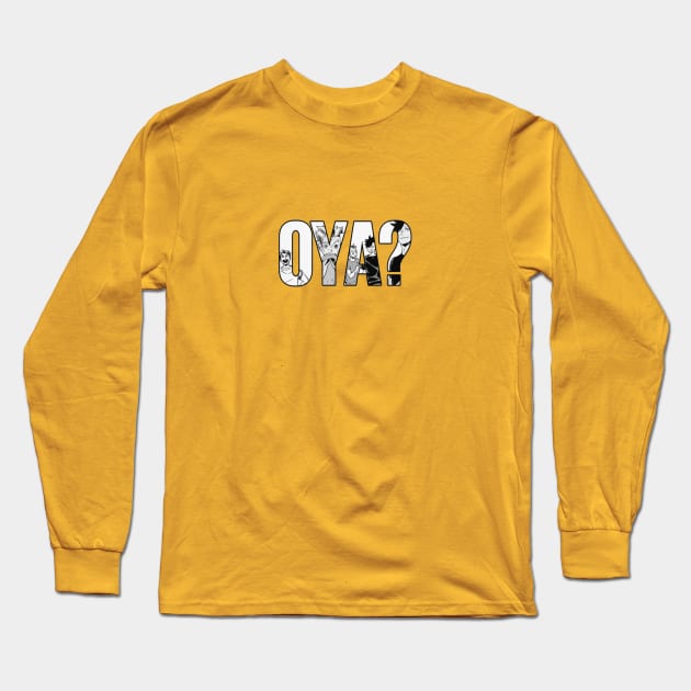 Oya O Manga Long Sleeve T-Shirt by akmapura